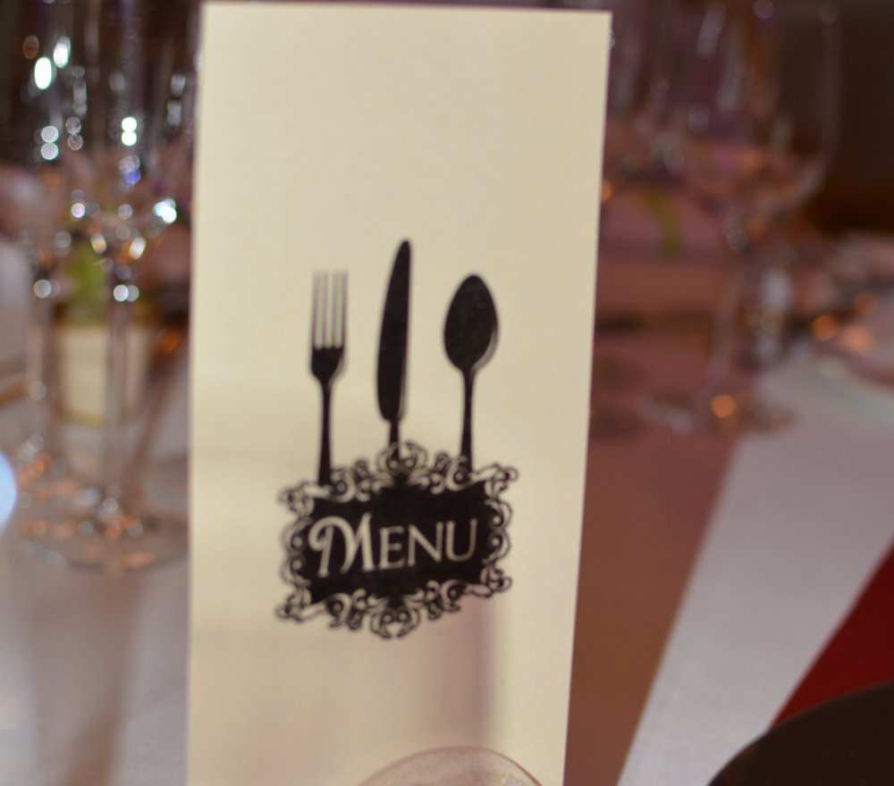 menu mariage